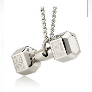 Shields of Strength Women’s Dumbbell Necklace: New